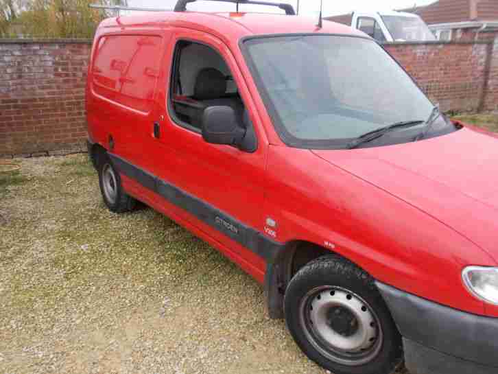 2002 CITROEN BERLINGO 1.9D 800 RED 49,000 MILES