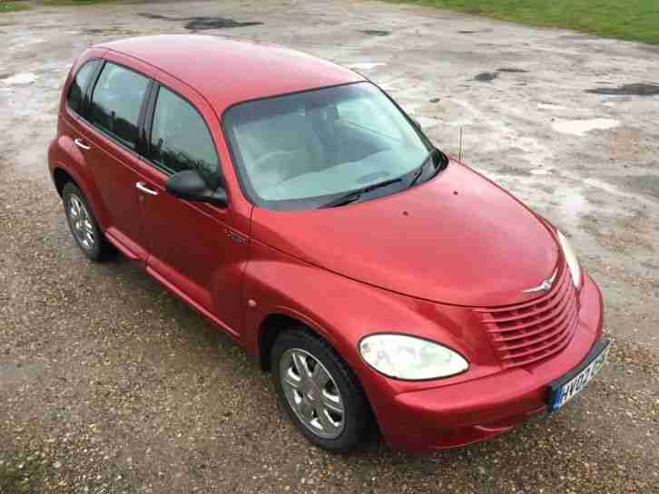 2002 Chrysler PT Cruiser Limited 2.2L CRD Turbo Diesel In Red Only 76K Miles