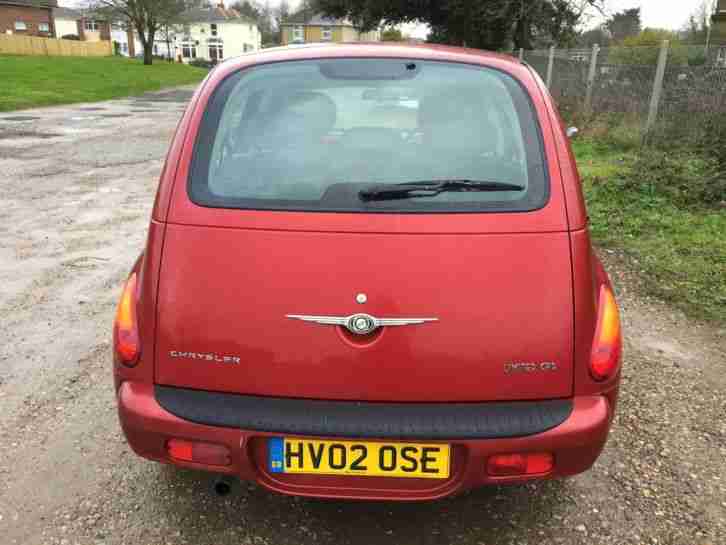 2002 Chrysler PT Cruiser Limited 2.2L CRD Turbo Diesel In Red Only 76K Miles