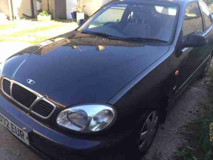 2002 DAEWOO LANOS SX BLACK