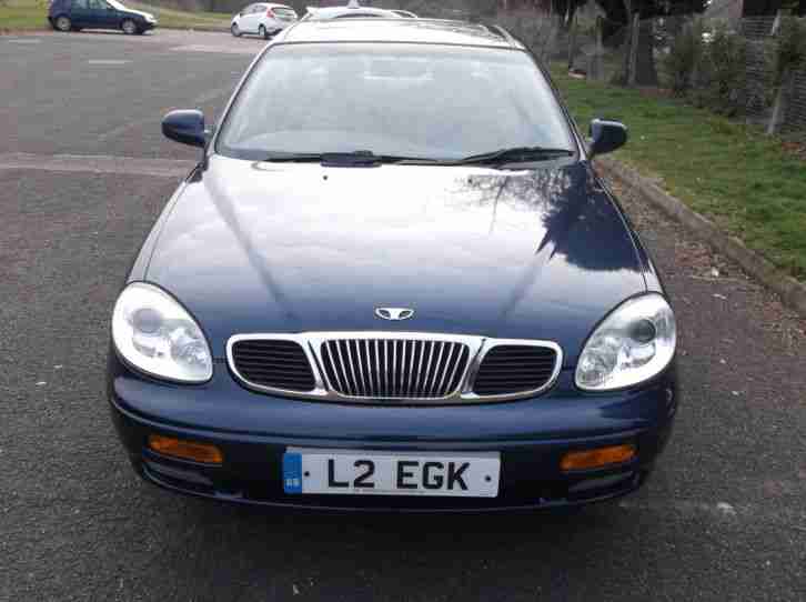 2002 DAEWOO LEGANZA 2.0 CDX AUTO. ONLY 65,000 MILES, FSH, 5 DAY NO RESERVE LIST.