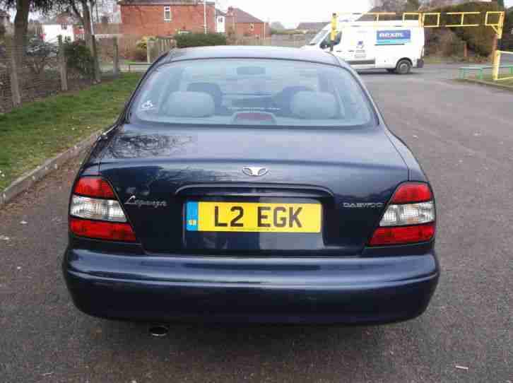 2002 DAEWOO LEGANZA 2.0 CDX AUTO. ONLY 65,000 MILES, FSH, 5 DAY NO RESERVE LIST.