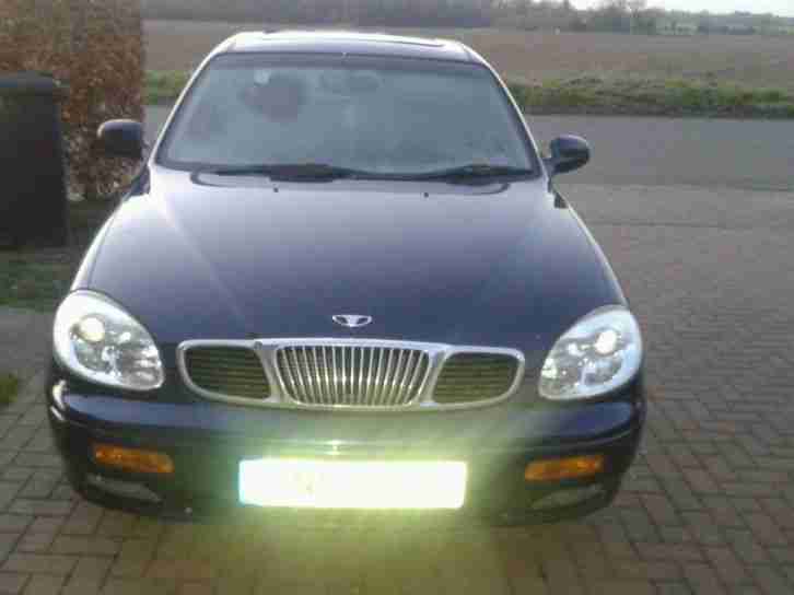 2002 DAEWOO LEGANZA CDX AUTO BLUE mot 30/3/16