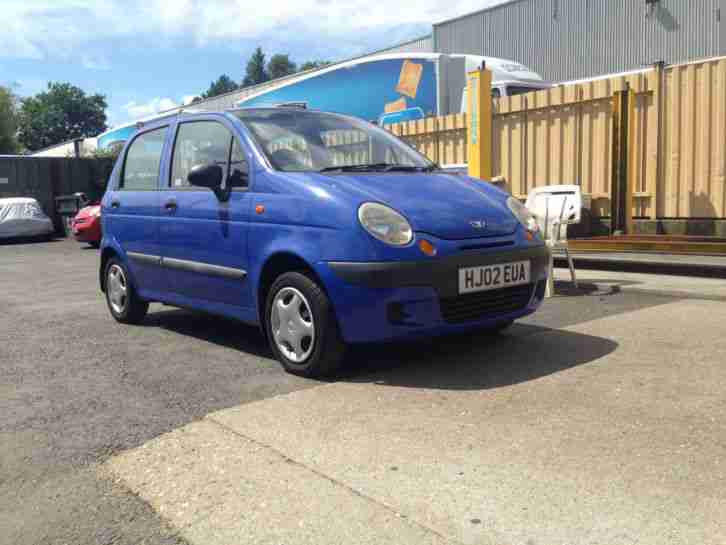 2002 DAEWOO MATIZ SE BLUE 12months mot 33,000miles cheap car