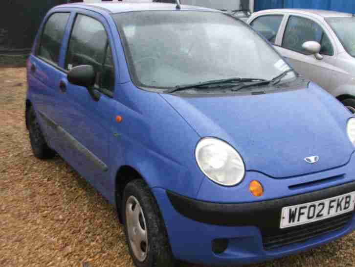 2002 DAEWOO MATIZ SE BLUE