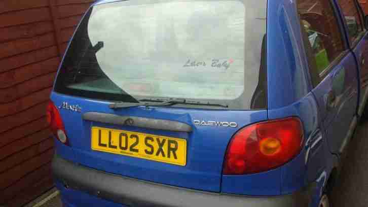 2002 DAEWOO MATIZ SE BLUE ONLY 63k miles!!!