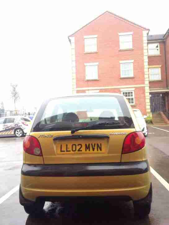2002 DAEWOO MATIZ SE GOLD