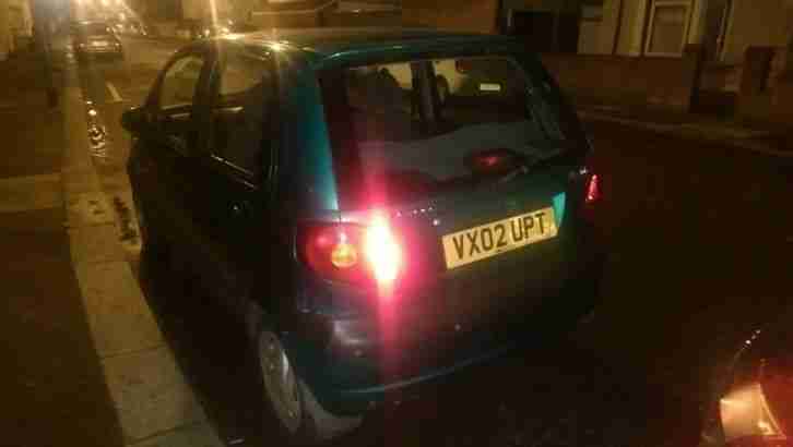 2002 DAEWOO MATIZ SE PLUS GREEN