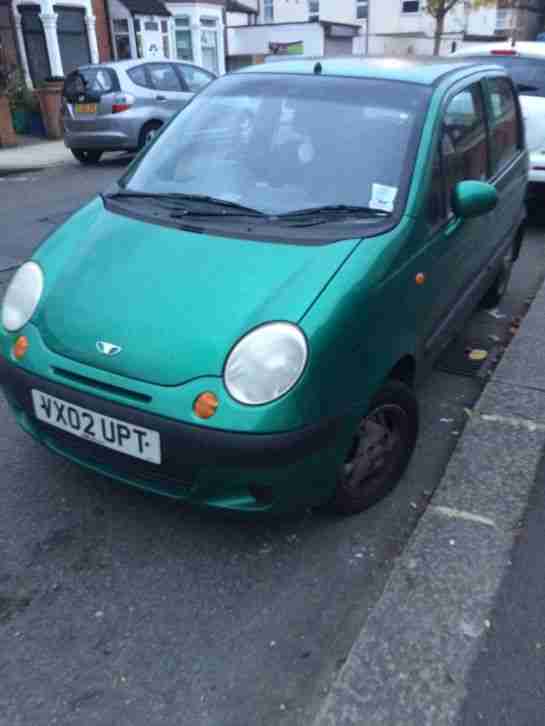 2002 DAEWOO MATIZ SE PLUS GREEN