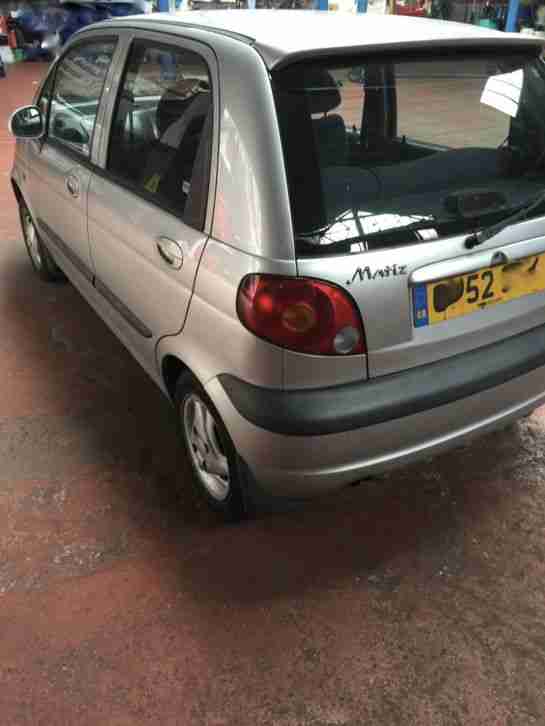 2002 DAEWOO MATIZ SE PLUS SILVER