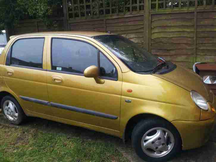 2002 MATIZ SE PLUS YELLOW