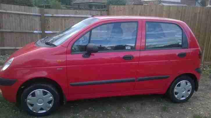 2002 DAEWOO MATIZ SE RED