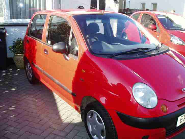 2002 DAEWOO MATIZ SE RED