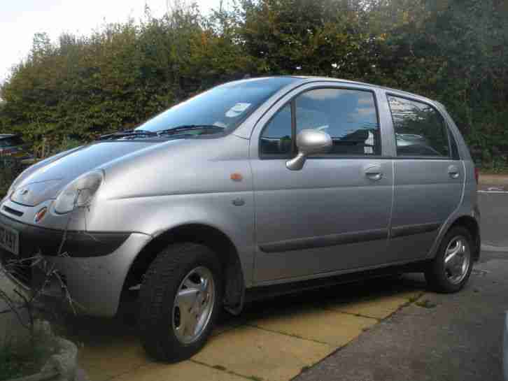 2002 DAEWOO MATIZ SE+ SILVER NEW MOT CHEAP TAX IN YEOVIL DRIVE AWAY