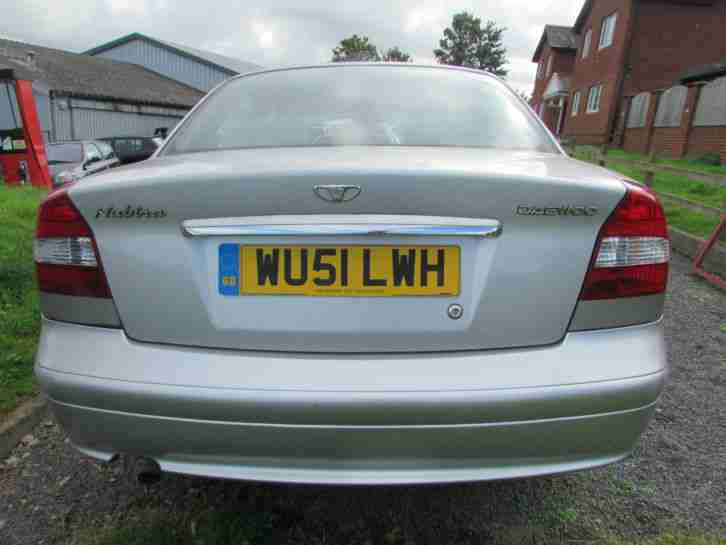 2002 DAEWOO NUBIRA CDX SILVER
