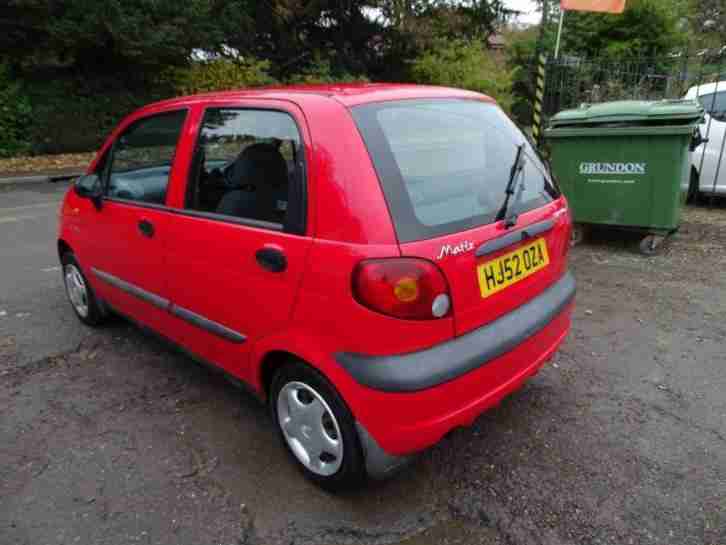 2002 Daewoo Matiz 0.8 SE 5dr