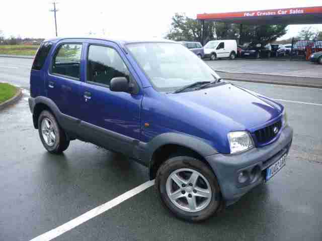 2002 Terios 1.3 EL 4x4 blue only