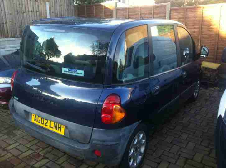 2002 MULTIPLA 100 16V ELX BLUE