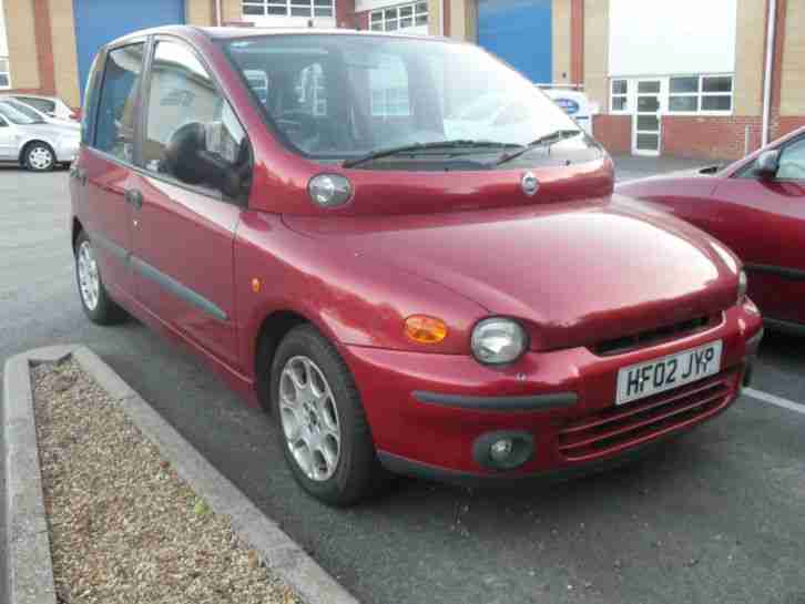 2002 MULTIPLA 110 ELX JTD RED WITH