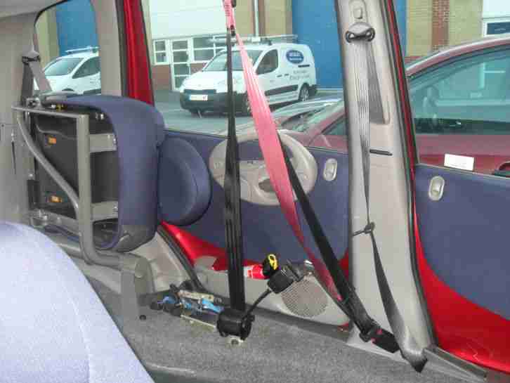 2002 FIAT MULTIPLA 110 ELX JTD RED WITH COMPLETE REAR WHEEL CHAIR ENTRY MODEFIED