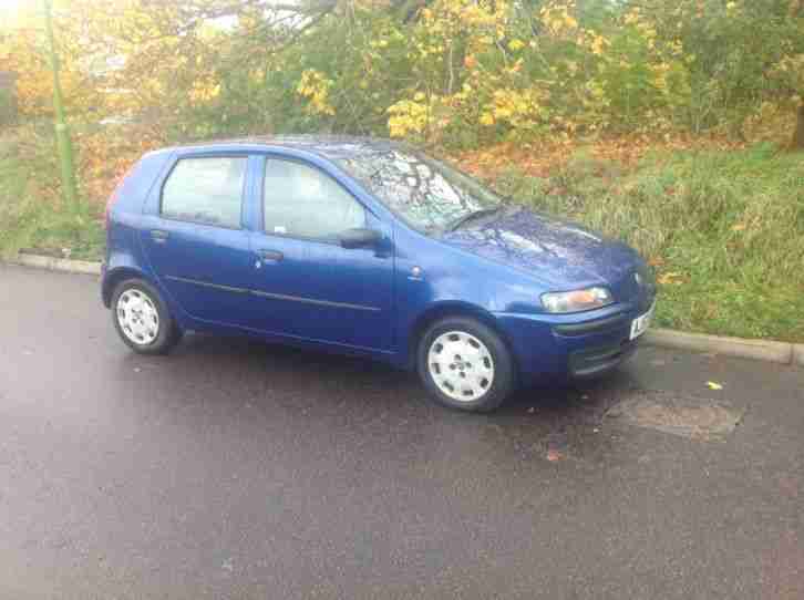 2002 FIAT PUNTO ACTIVE BLUE 1.2 MAY 2016 M.O.T IDEAL FIRST CAR LOW INSURANCE