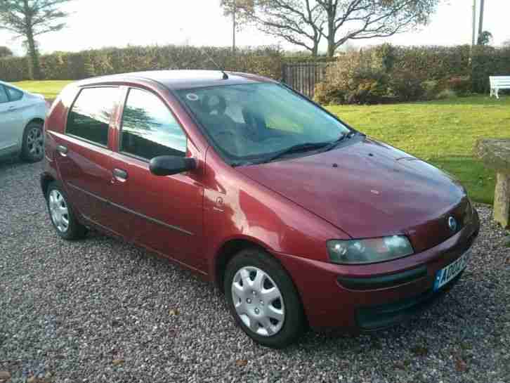2002 PUNTO ACTIVE RED