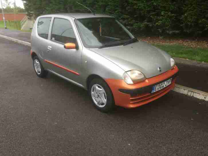 2002 FIAT SEICENTO 2TONE 1 Lady Owner from new
