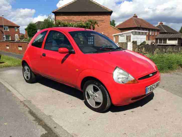 2002 FORD KA STYLE RED 12 months mot new exhaust look first car