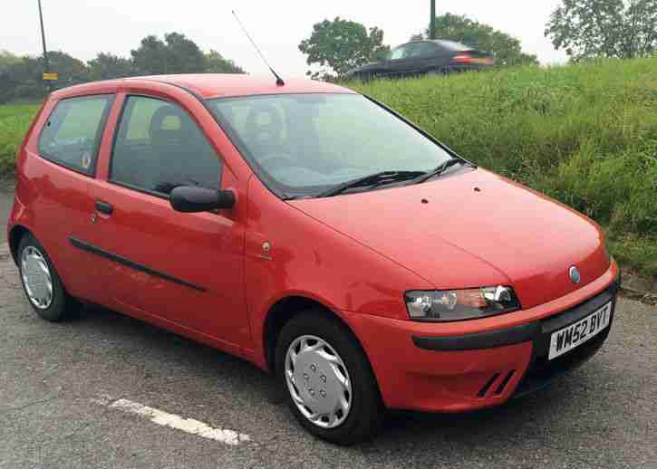 2002 Fiat Punto Active. 12 Months MOT!! NO RESERVE!!!