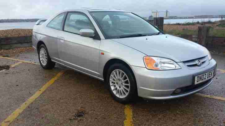 2002 HONDA CIVIC COUPE SILVER