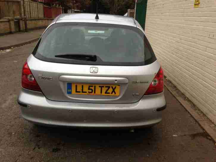 2002 HONDA CIVIC SE EXECUTIVE AUTO SILVER