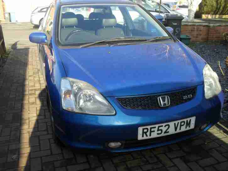 2002 CIVIC TYPE S BLUE