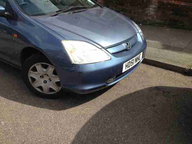 2002 HONDA CIVIC VTEC SE BLUE