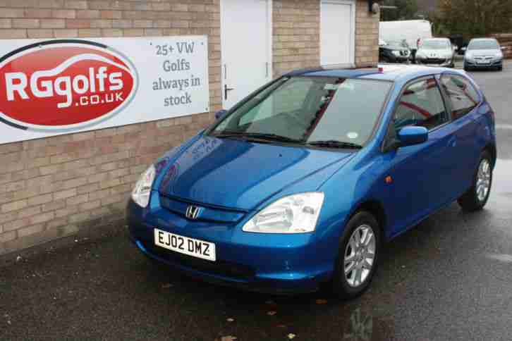 2002 HONDA CIVIC VTEC SE SPORT BLUE