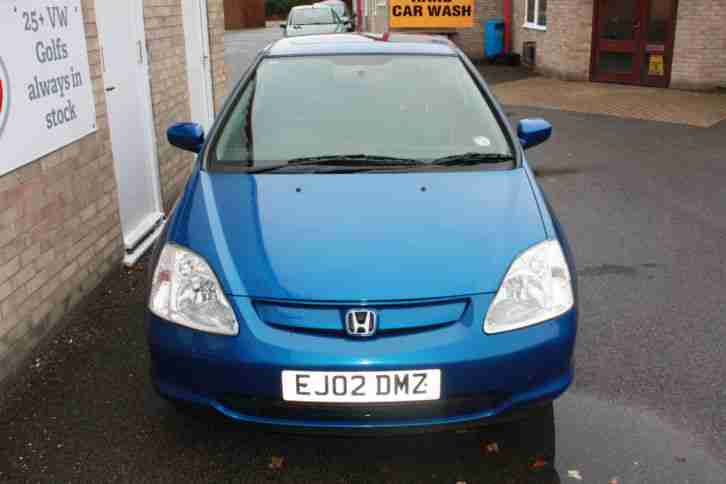 2002 HONDA CIVIC VTEC SE SPORT BLUE