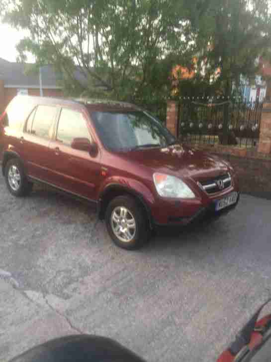 2002 CR V I VTEC SE SPORT MAROON