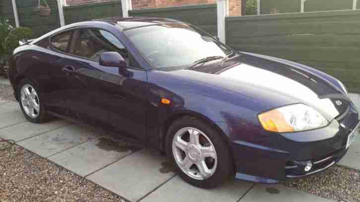 2002 HYUNDAI COUPE SE 2.0 BLUE (a bargain for someone!)due to non payment relist