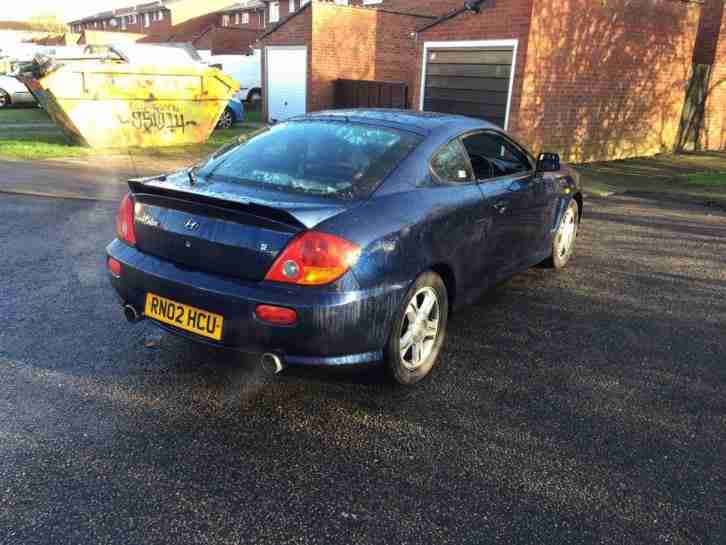 2002 HYUNDAI COUPE SE BLUE