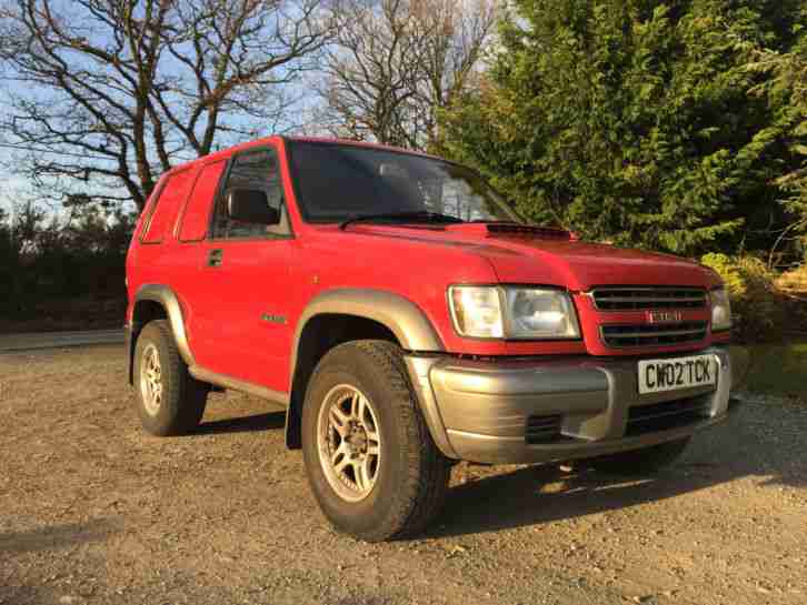 2002 ISUZU TROOPER 3.0 LITRE TURBO DIESEL RED
