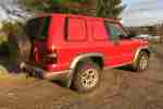 2002 TROOPER 3.0 LITRE TURBO DIESEL RED