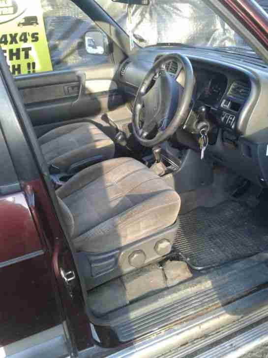 2002 ISUZU TROOPER CITATION DT SWB MAROON/GREY 4x4