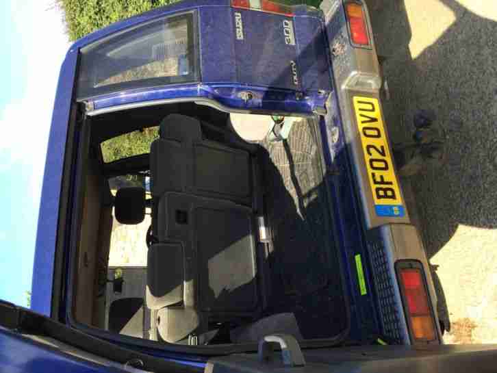 2002 ISUZU TROOPER DUTY DT SWB BLUE