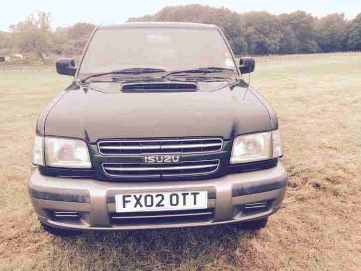 2002 ISUZU TROOPER DUTY DT SWB GREEN SPARES OR REPAIRS