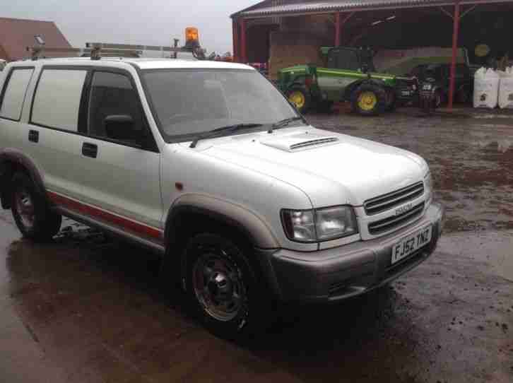 2002 ISUZU TROOPER TD LWB WHITE van MOTD November 2016 cheap