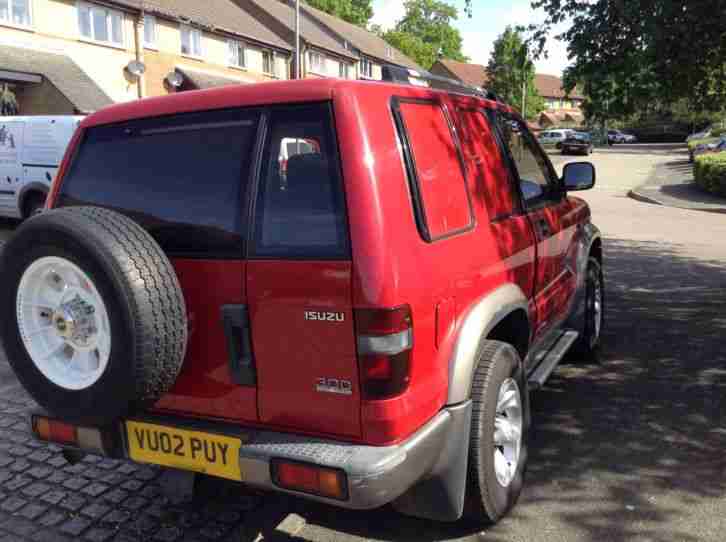 2002 ISUZU TROOPER TURBO DIESEL RED