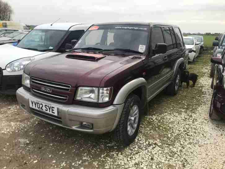 2002 Isuzu Trooper Spares or Repairs