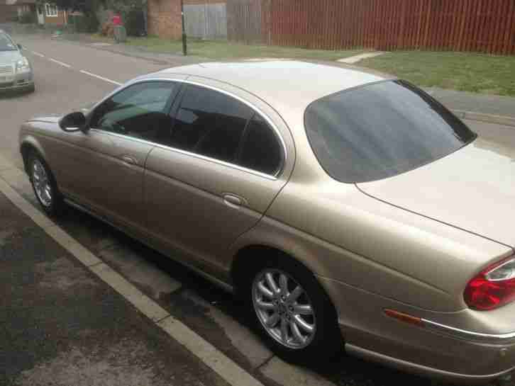 2002 JAGUAR S-TYPE V6 SE AUTO BEIGE LPG *NO RESERVE*