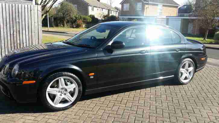 2002 JAGUAR S TYPE V8 R AUTO BLACK LPG