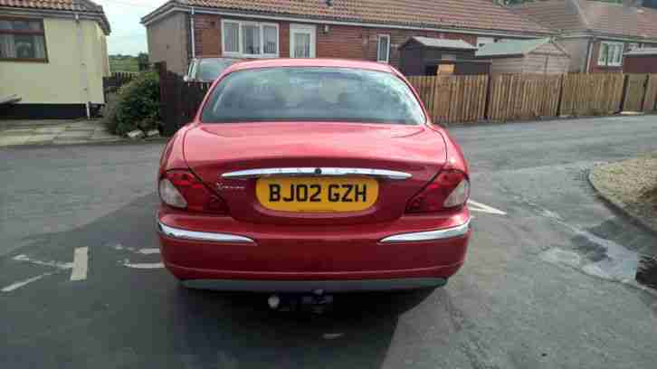 2002 JAGUAR X-TYPE 2.1 V6 RED,5 SPEED MANUAL, SERVICE HISTORY, M.O.T, TOWBAR