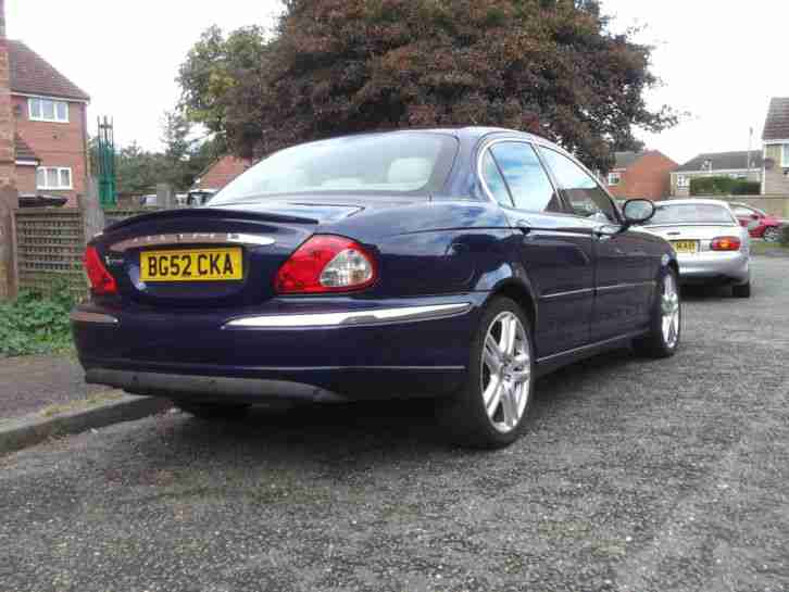 2002 JAGUAR X-TYPE V6 SE AUTO BLUE s-type xj sport classic saloon